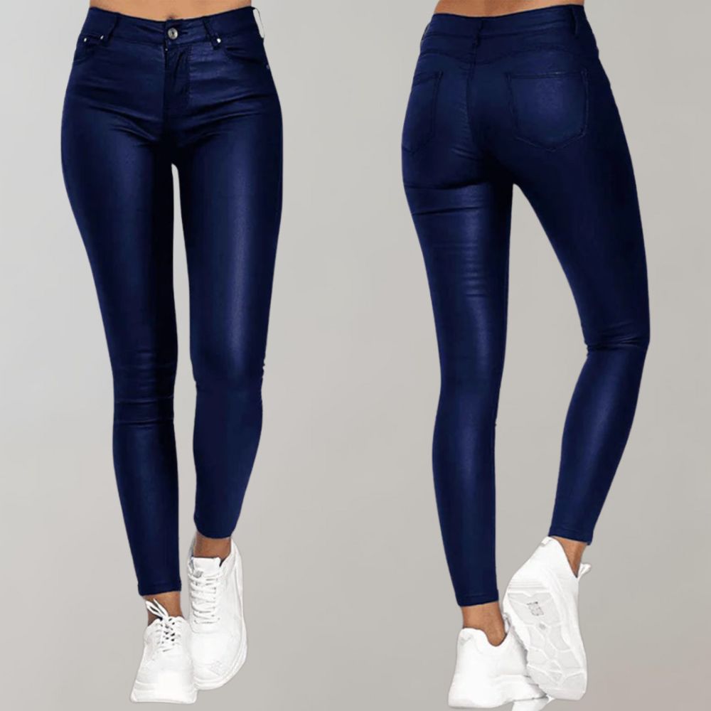 Wygodne spodnie damskie - Sienna-Niebieski-S-Trend Polska