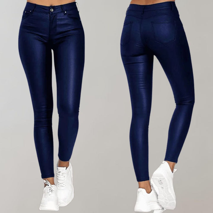 Wygodne spodnie damskie - Sienna-Niebieski-S-Trend Polska