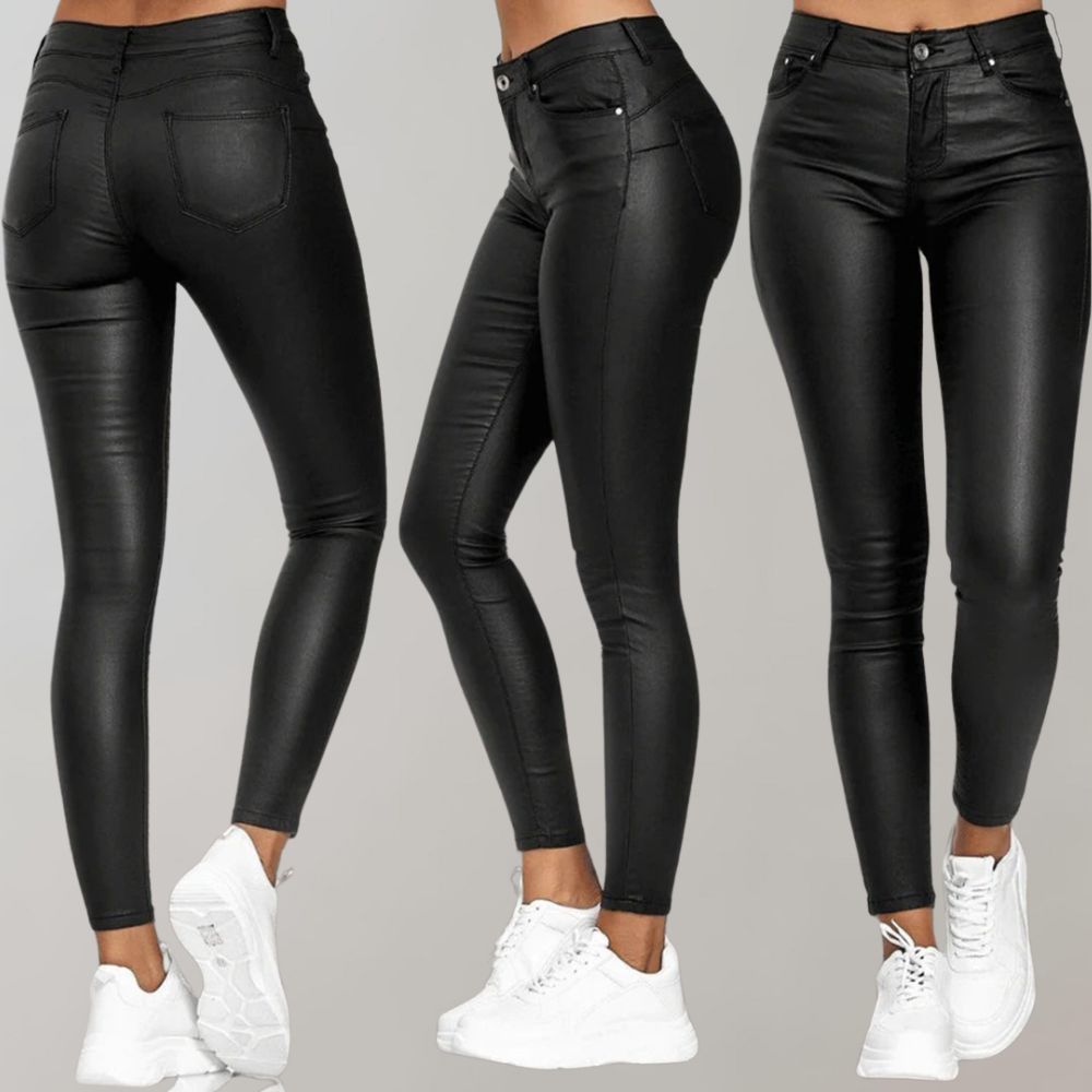 Wygodne spodnie damskie - Sienna-Czarny-S-Trend Polska