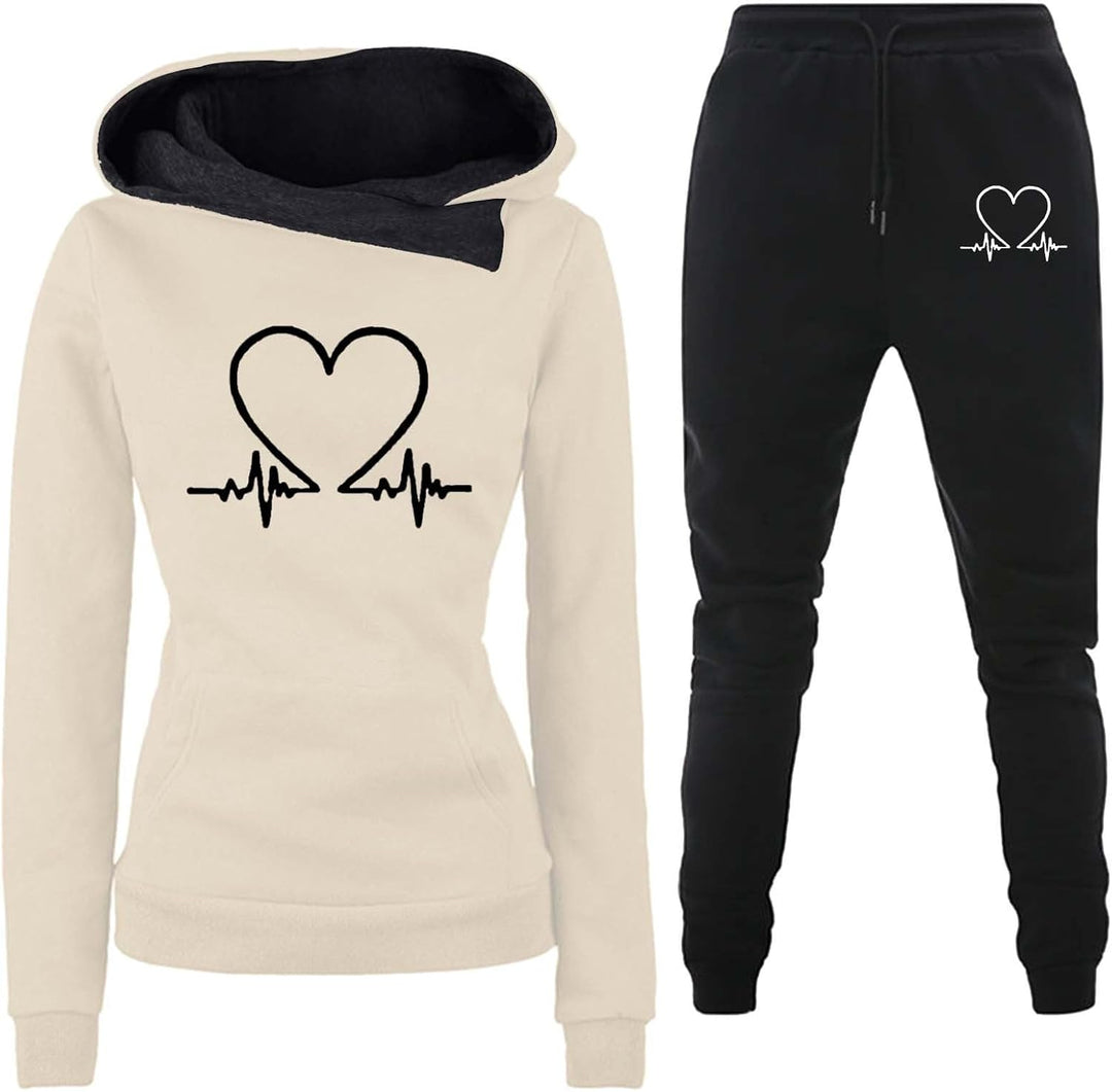 WYGODNY DAMSKI DRES DWUCZĘŚCIOWY – WARMFLEX™-Beżowa-S-Trend Polska