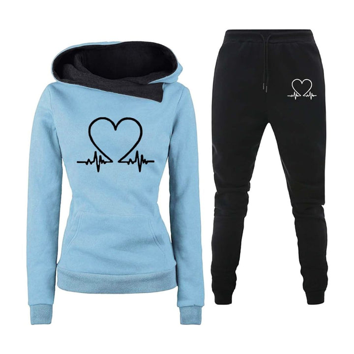 WYGODNY DAMSKI DRES DWUCZĘŚCIOWY – WARMFLEX™-Niebieska-S-Trend Polska