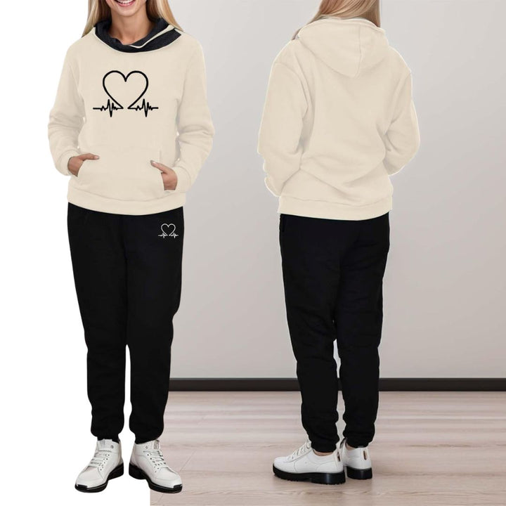 WYGODNY DAMSKI DRES DWUCZĘŚCIOWY – WARMFLEX™-Czarna-S-Trend Polska