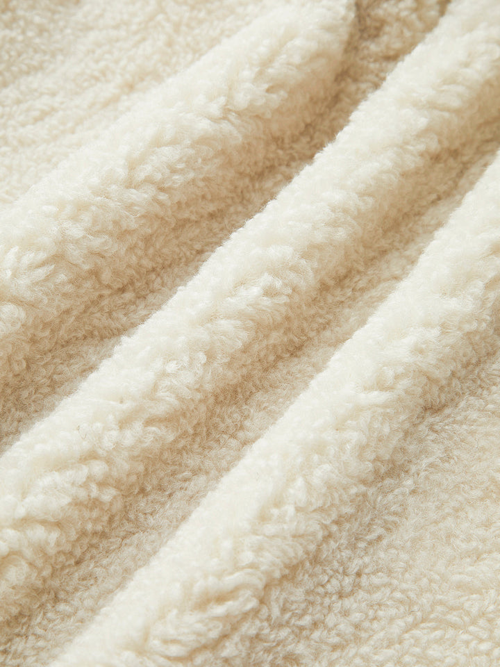 Wygodny damski płaszcz teddy - Aveline-S-Trend Polska