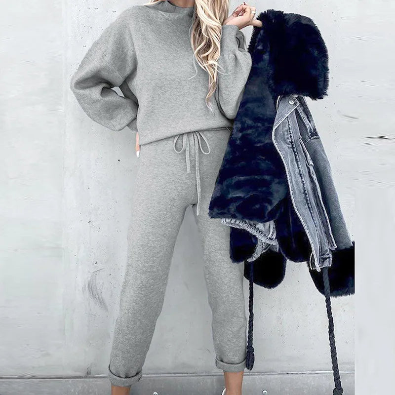Wygodny dwuczęściowy dres - Zoë-Różowy-S-Trend Polska