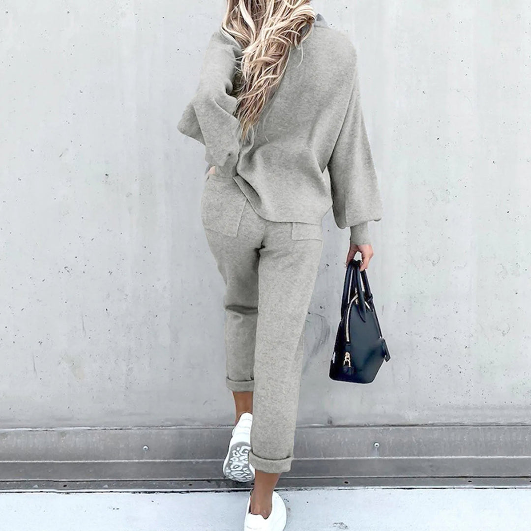 Wygodny dwuczęściowy dres - Zoë-Różowy-S-Trend Polska