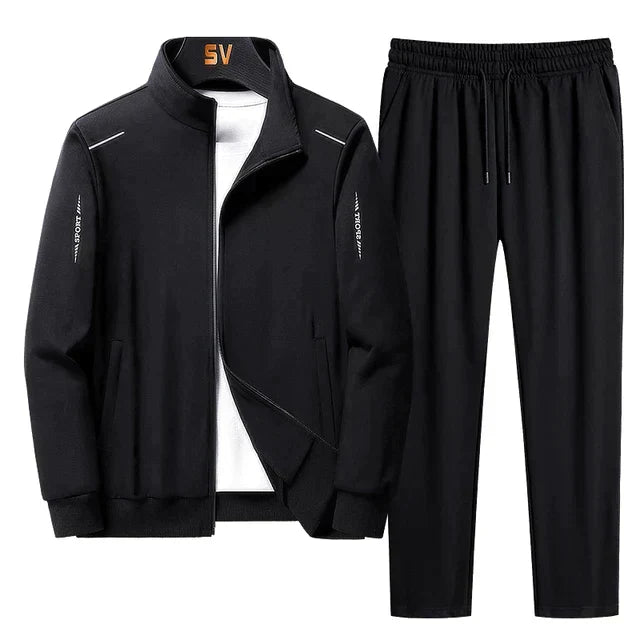 Wygodny męski dres - Hunter-Czarny-S-Trend Polska