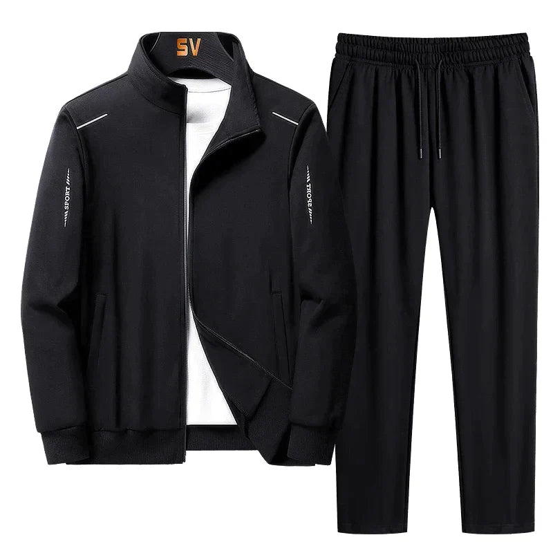 Wygodny męski dres - Hunter-Czarny-S-Trend Polska
