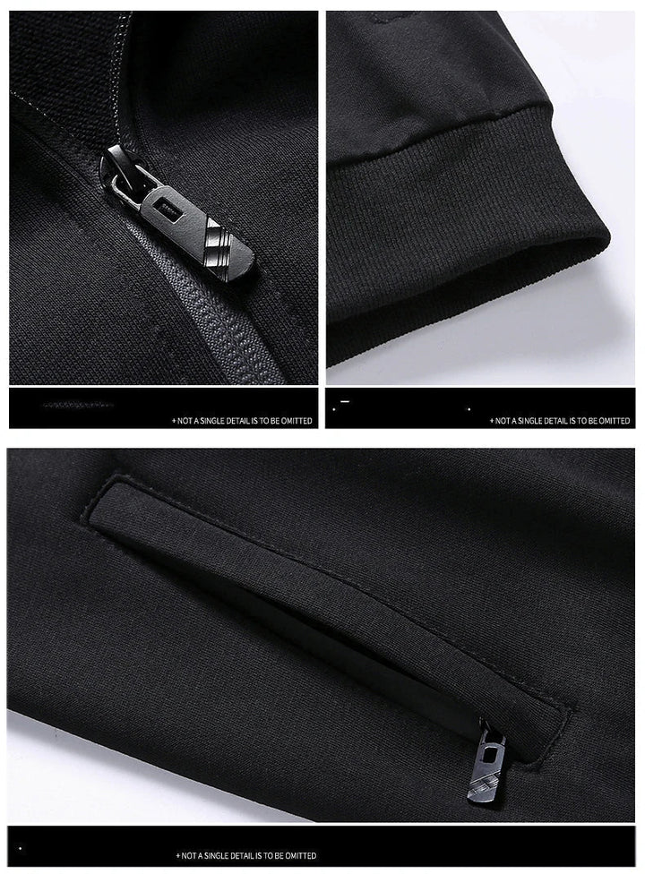 Wygodny męski dres - Hunter-Czarny-S-Trend Polska