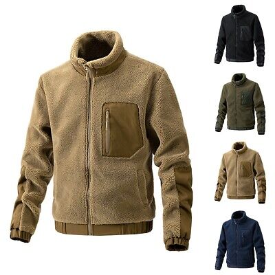 Wygodny męski płaszcz wełniany - Thomas-Khaki-M-Trend Polska