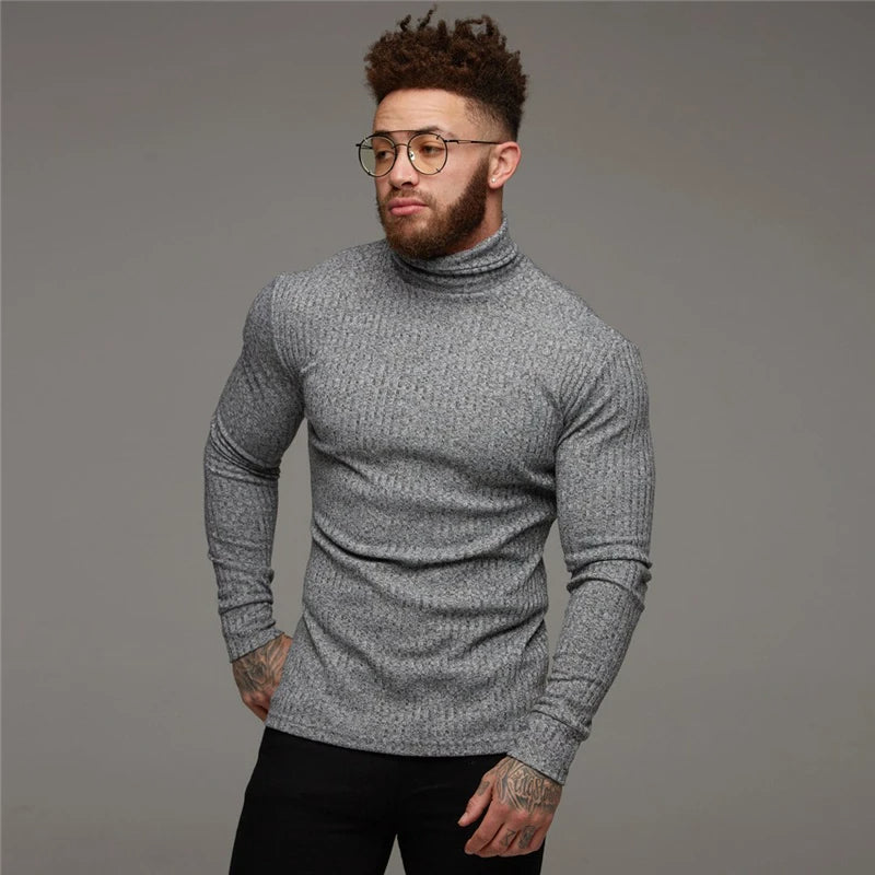 Wygodny męski sweter - Oliver-Szary-M-Trend Polska