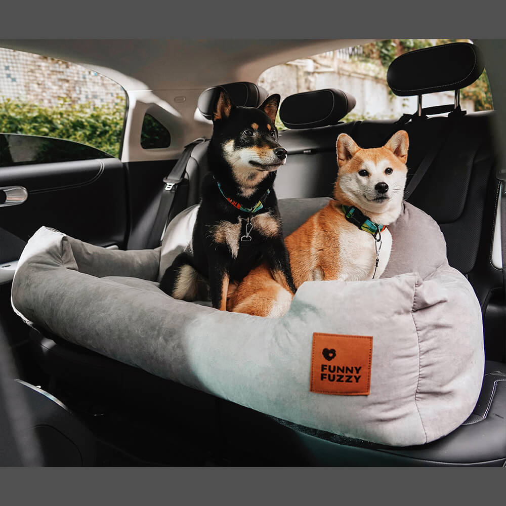 Wygodny samochodowy materac dla psów - RoadPaw-Crème Khaki-Trend Polska