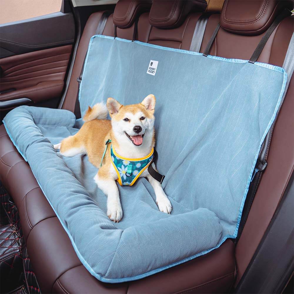 Wygodny samochodowy materac dla psów - RoadPaw-Crème Khaki-Trend Polska