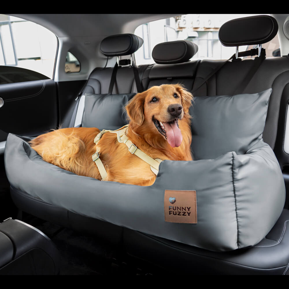 Wygodny samochodowy materac dla psów - RoadPaw-Crème Khaki-Trend Polska