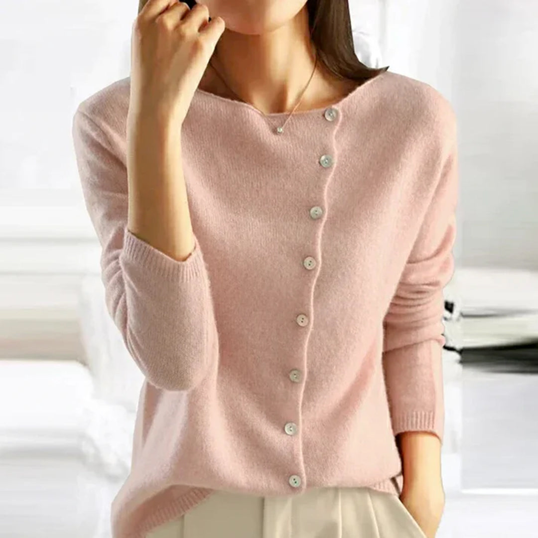 Wygodny sweter damski - Ivy-Różowy-S-Trend Polska