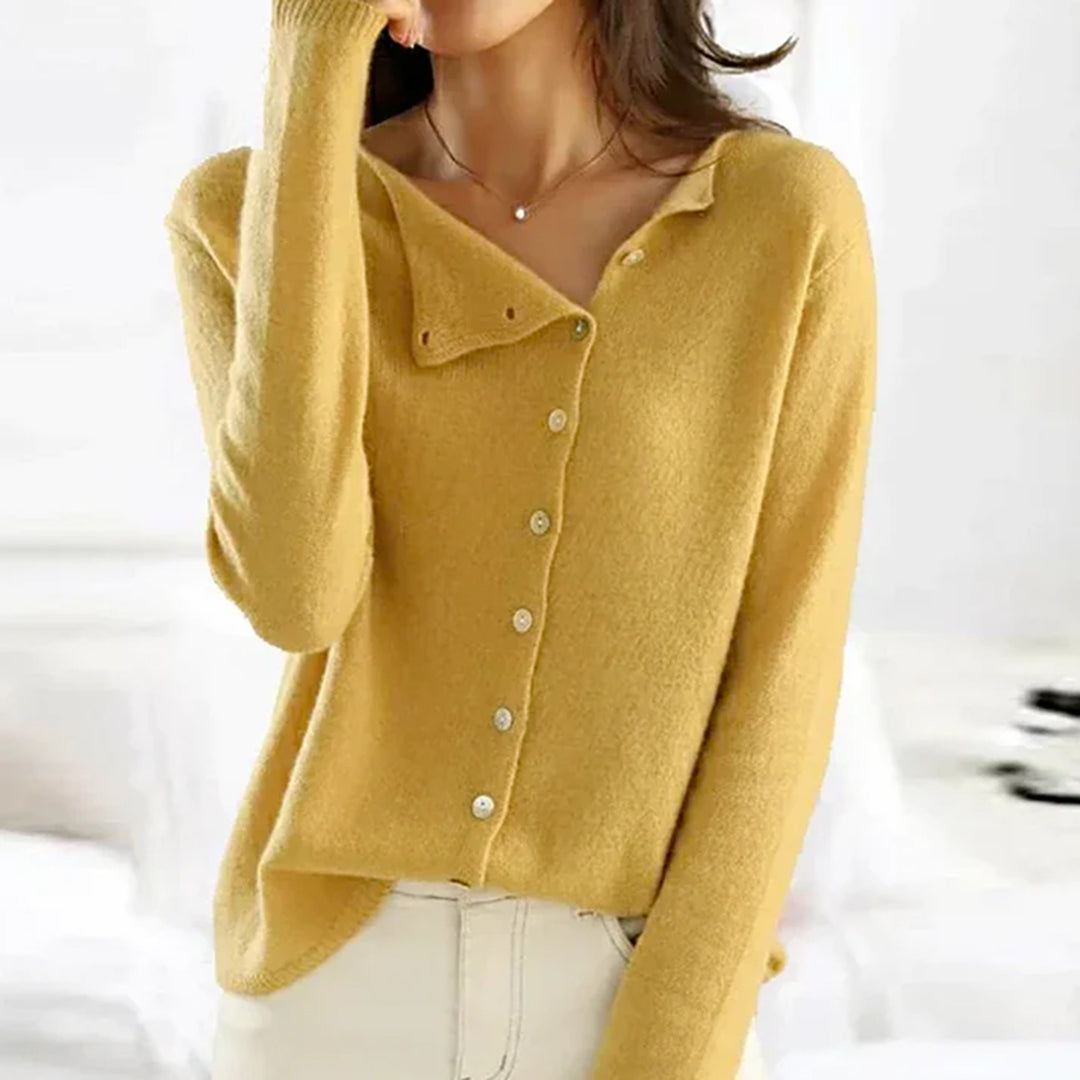 Wygodny sweter damski - Ivy-Żółty-S-Trend Polska