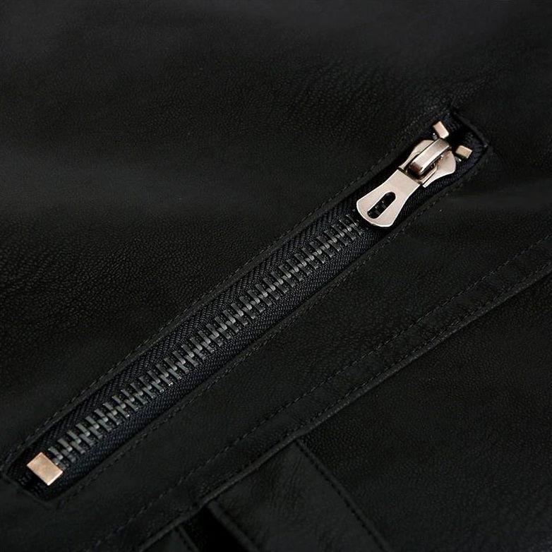 Wysokiej jakości skórzana kurtka Wolverine - Atlas-Czarny-S-Trend Polska