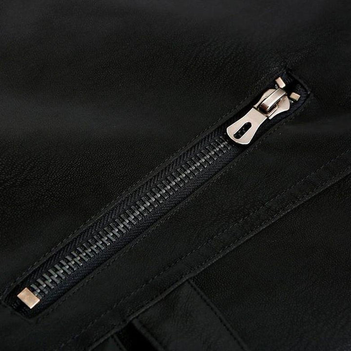 Wysokiej jakości skórzana kurtka Wolverine - Atlas-Czarny-S-Trend Polska