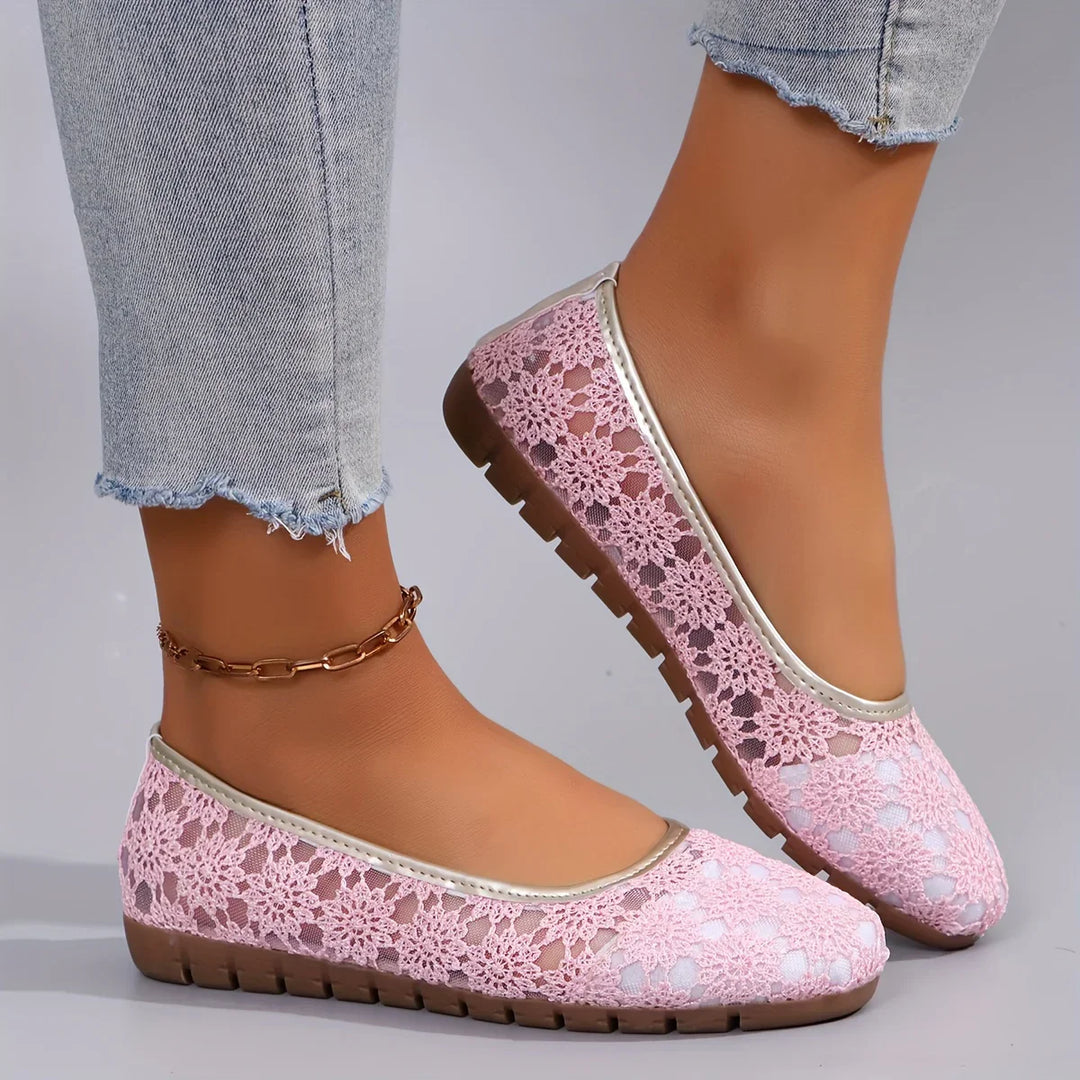 Wzór kwiatowy Baleriny | Fleur-36-Biały-Trend Polska