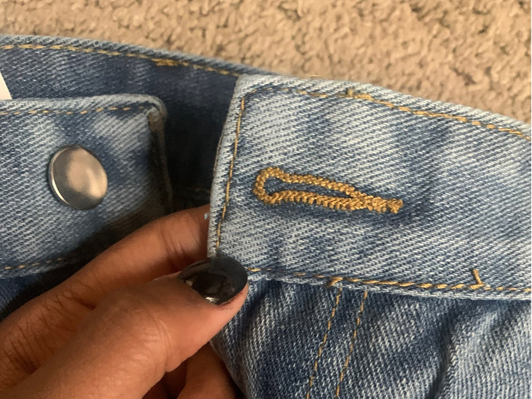 Y2K Vintage Baggy Damskie Jeansy - Luna-Niebieskoszary-S-Trend Polska
