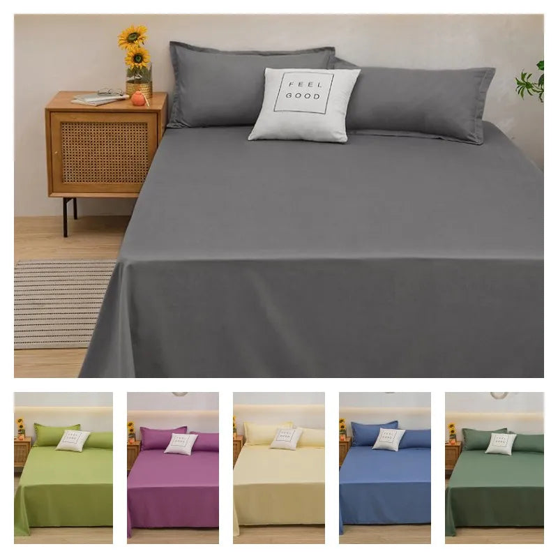 Z miękkiego lnu poszwa na kołdrę - SoftLuxe-Jasnozielony-120x230cm-Trend Polska