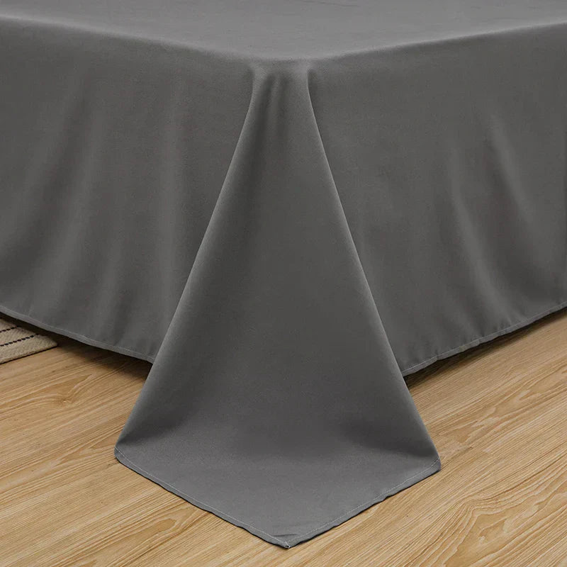Z miękkiego lnu poszwa na kołdrę - SoftLuxe-Jasnozielony-120x230cm-Trend Polska