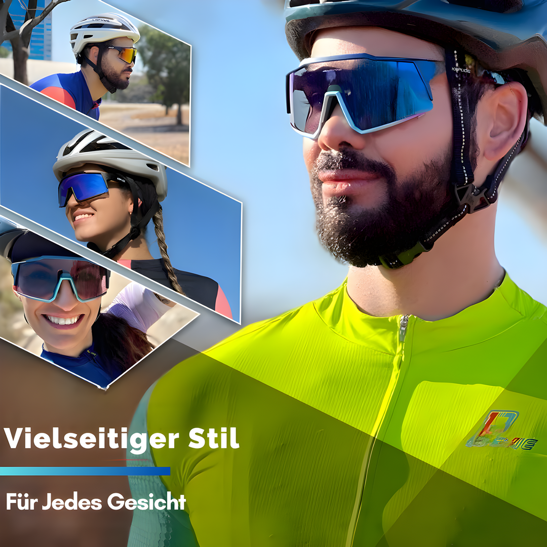 Zaawansowane okulary rowerowe - VisioPro-Biały-Trend Polska