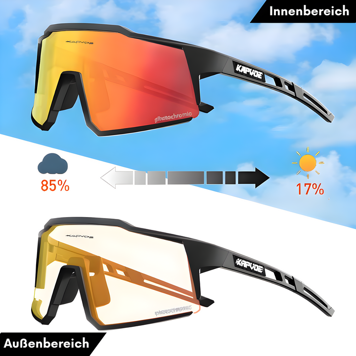 Zaawansowane okulary rowerowe - VisioPro-Biały-Trend Polska