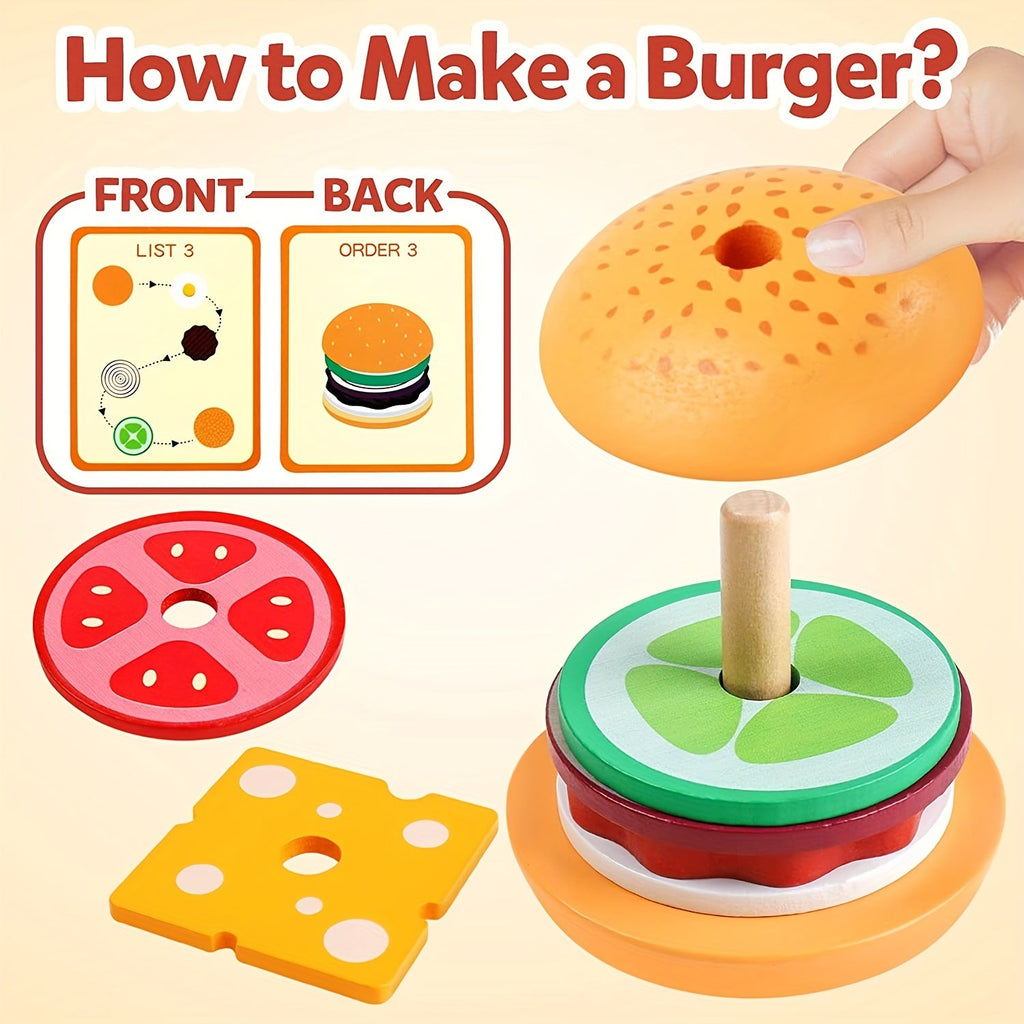 Zabawka Montessori - BurgerBuilders-Trend Polska