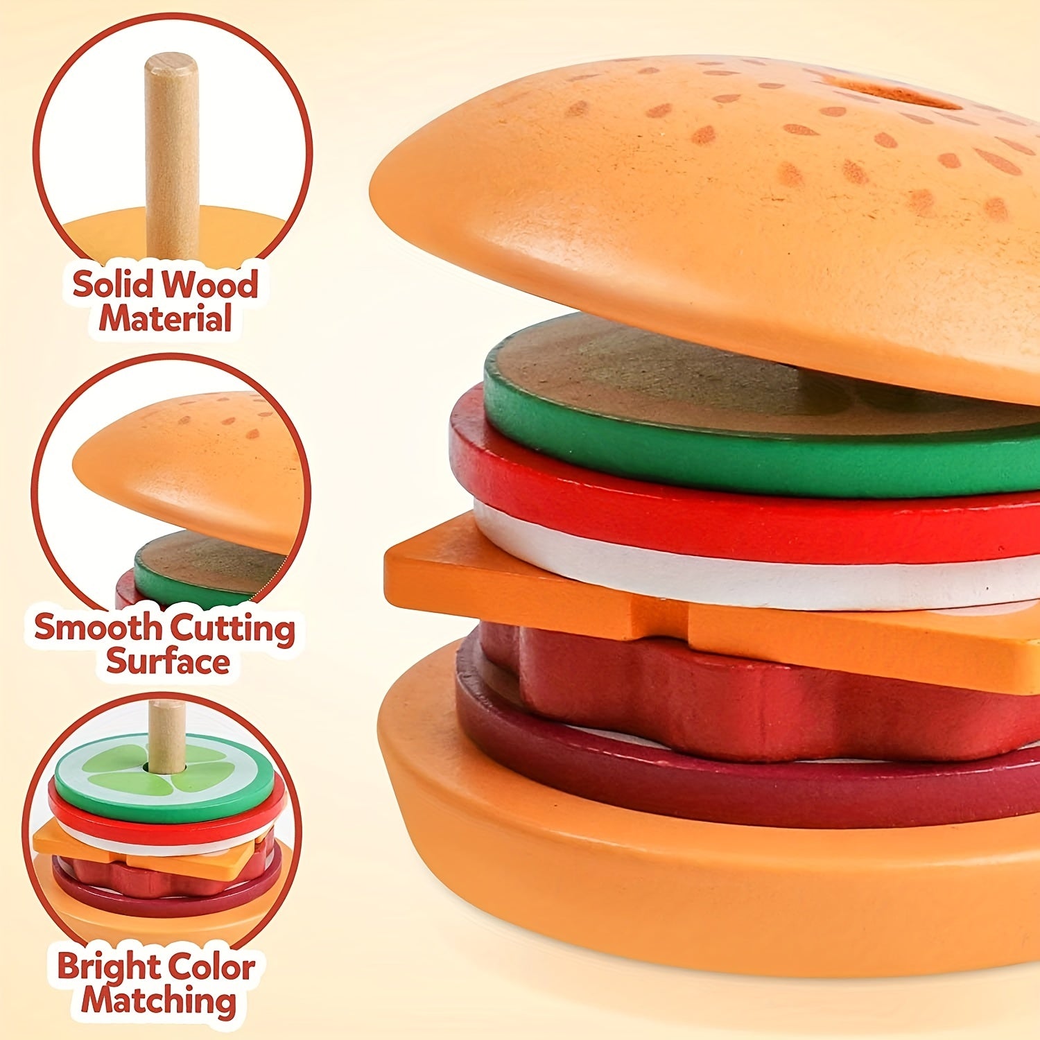 Zabawka Montessori - BurgerBuilders-Trend Polska