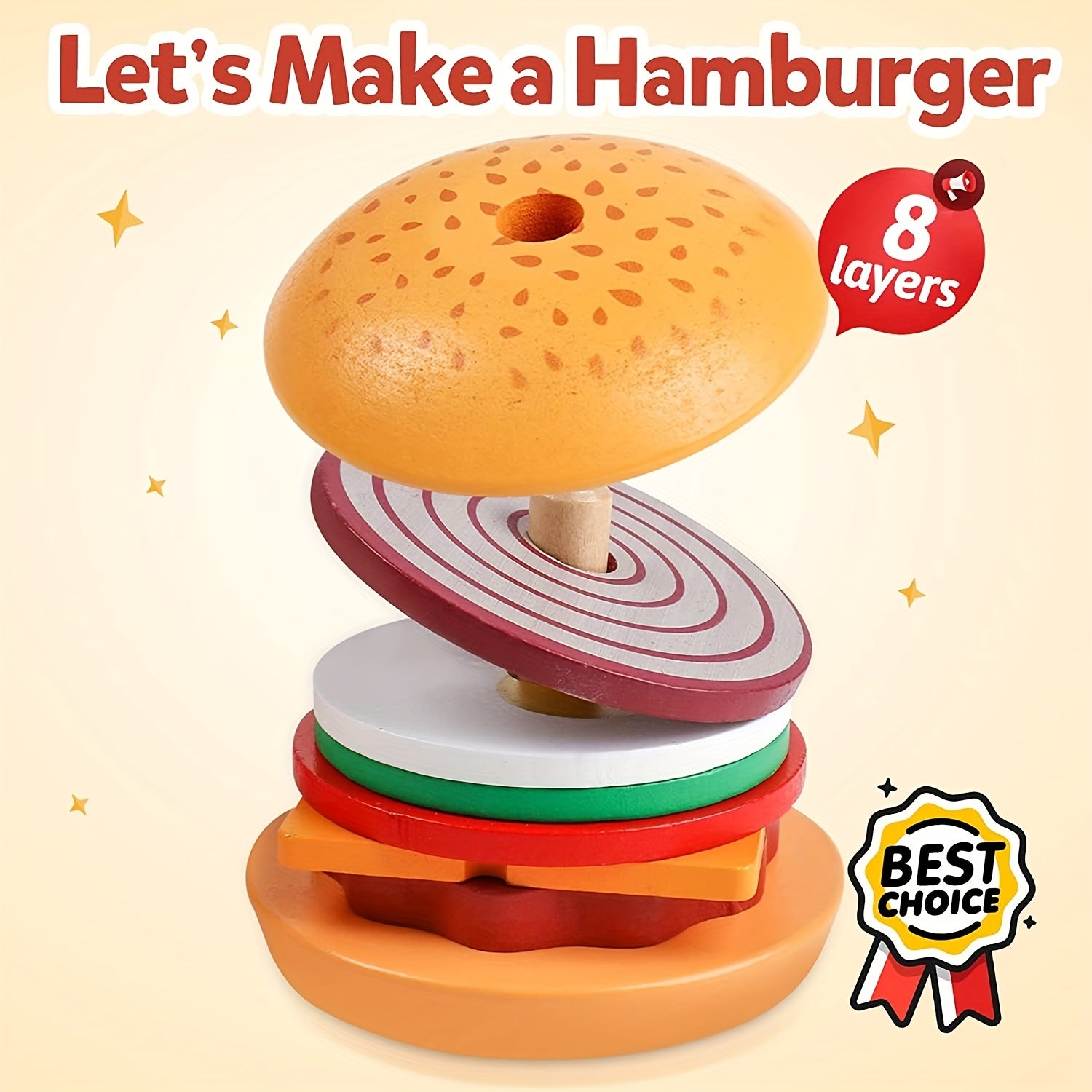Zabawka Montessori - BurgerBuilders-Trend Polska
