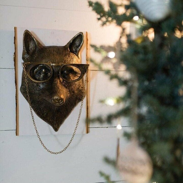 Zabawna dekoracja ścienna w kształcie zwierzęcych głów - WallCritters-Jeleń-Trend Polska