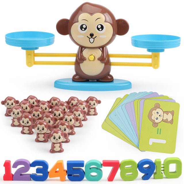 Zabawne umiejętności matematyczne z Małpą Waga - MonkeyMath-Trend Polska