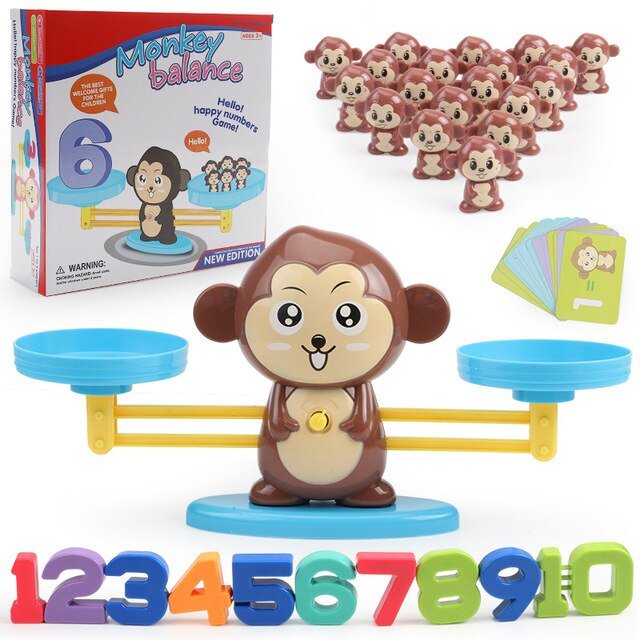 Zabawne umiejętności matematyczne z Małpą Waga - MonkeyMath-Trend Polska
