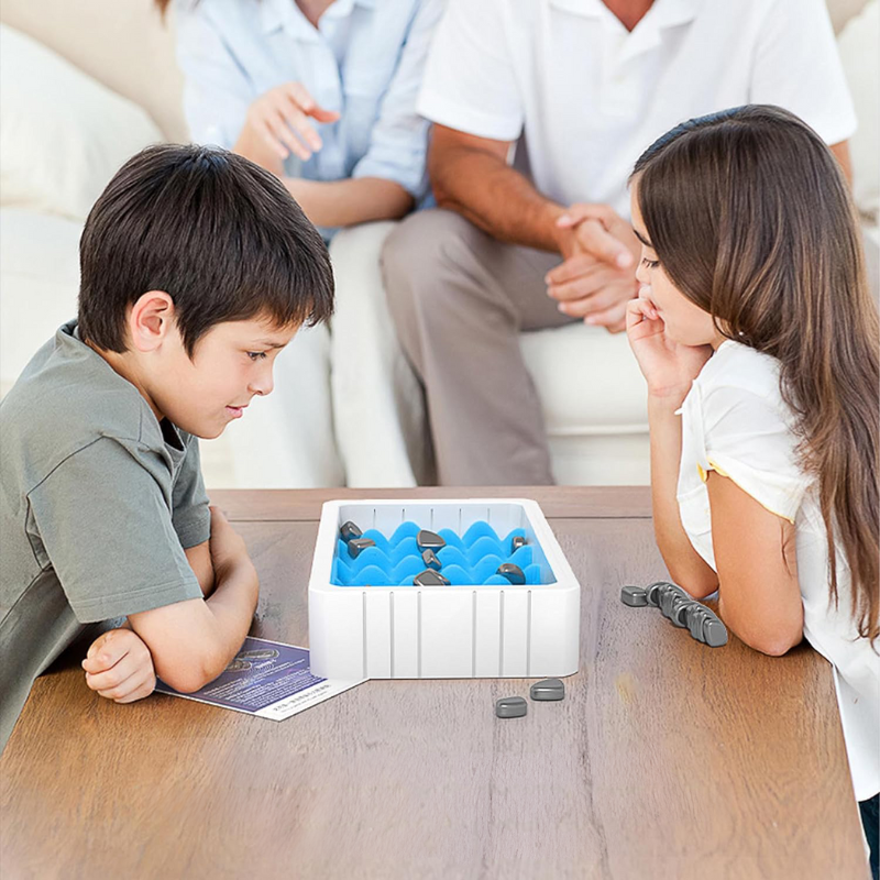 Zabawny i Edukacyjny Zestaw Szachowy dla Dzieci - BrainSpark Chess-Z gąbką-Trend Polska
