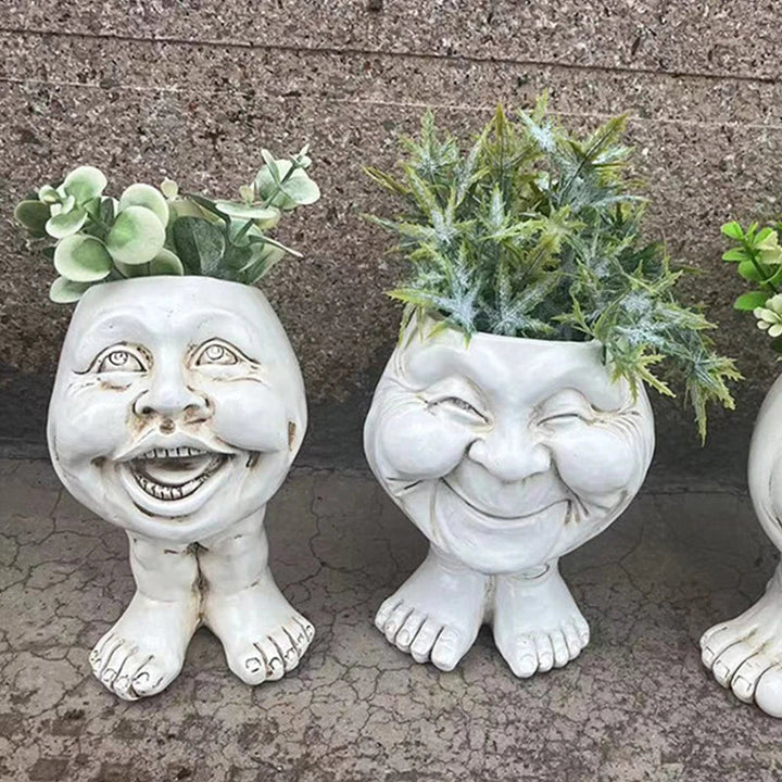Zabawny Twarz Wosk Cactus Kwiat Doniczka - GigglePot-1-Trend Polska