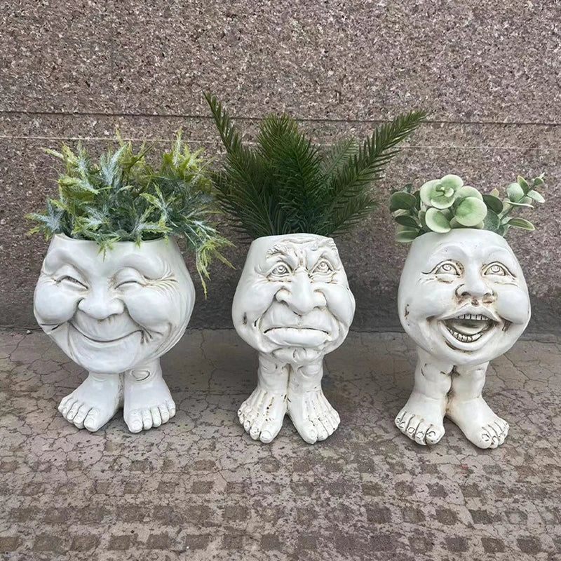 Zabawny Twarz Wosk Cactus Kwiat Doniczka - GigglePot-1-Trend Polska