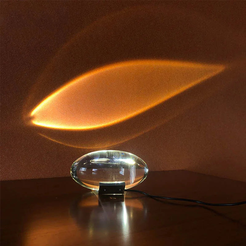 Zachwycająca Lampa Nocna z Kryształowym Okiem - StarGlow-Oko Nieba-3 kolory Regulowany-Trend Polska