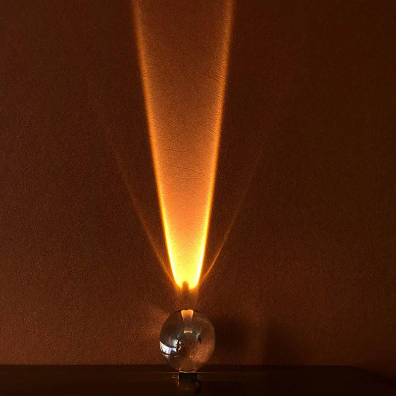 Zachwycająca Lampa Nocna z Kryształowym Okiem - StarGlow-Oko Nieba-3 kolory Regulowany-Trend Polska