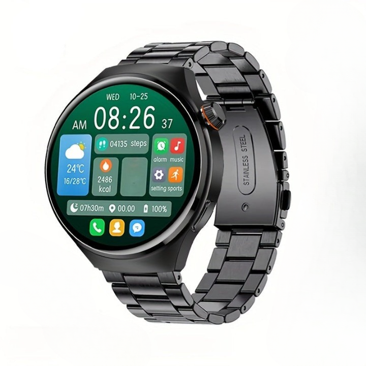 Zegarek NFC Smartwatch dla mężczyzn - Orion-Matowa czerń-Trend Polska