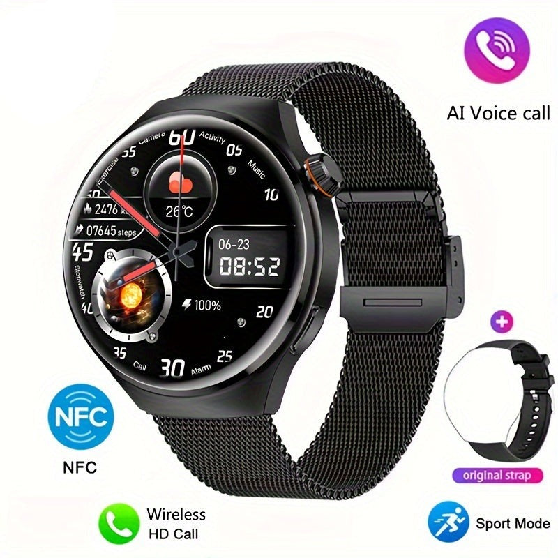 Zegarek NFC Smartwatch dla mężczyzn - Orion-Czarny-Trend Polska