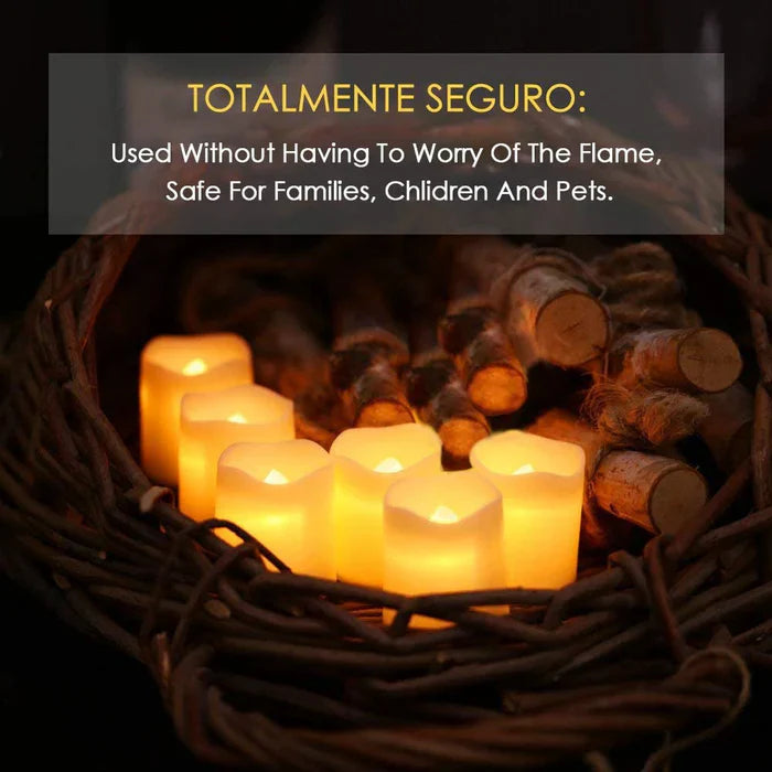 Zestaw 24 LED świec bezpłomieniowych - GlowFlicker-Trend Polska