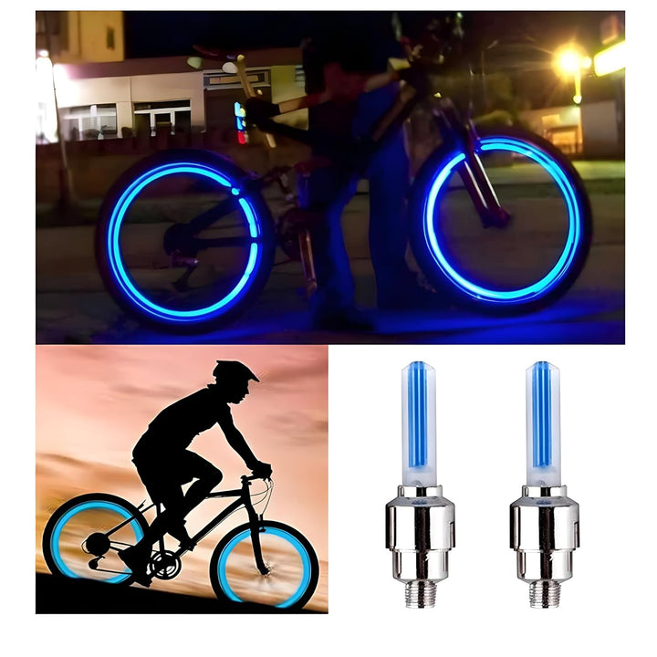 Zestaw 4 Podświetlanych Wentylków – GlowRims-Niebieski-Trend Polska