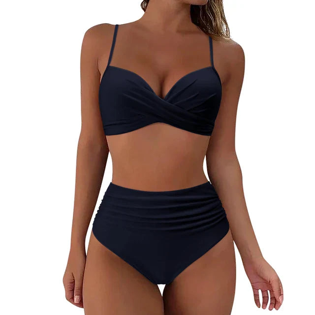 Zestaw bikini - Mila-Ciemnoniebieski-S-Trend Polska
