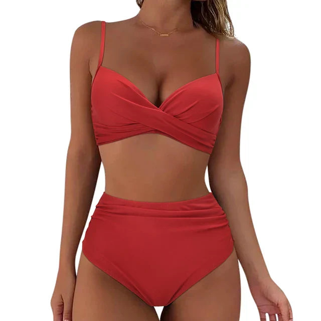Zestaw bikini - Mila-Wino Czerwone-S-Trend Polska