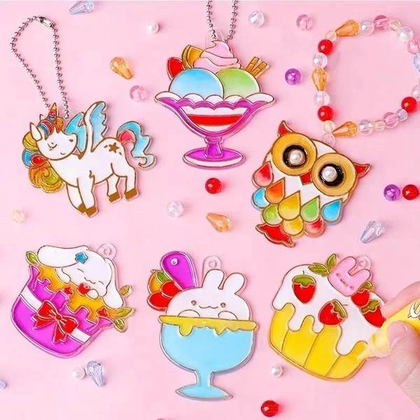 Zestaw do Malowania Breloków DIY – SparkleArt-Boże Narodzenie-Trend Polska