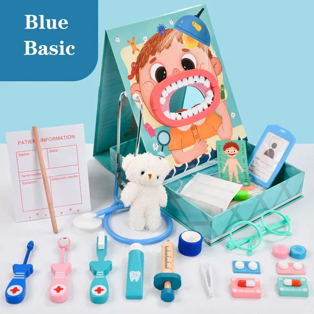 Zestaw do Zabaw w Dentystę – ToothTales-Niebieski-Standardowy-Trend Polska