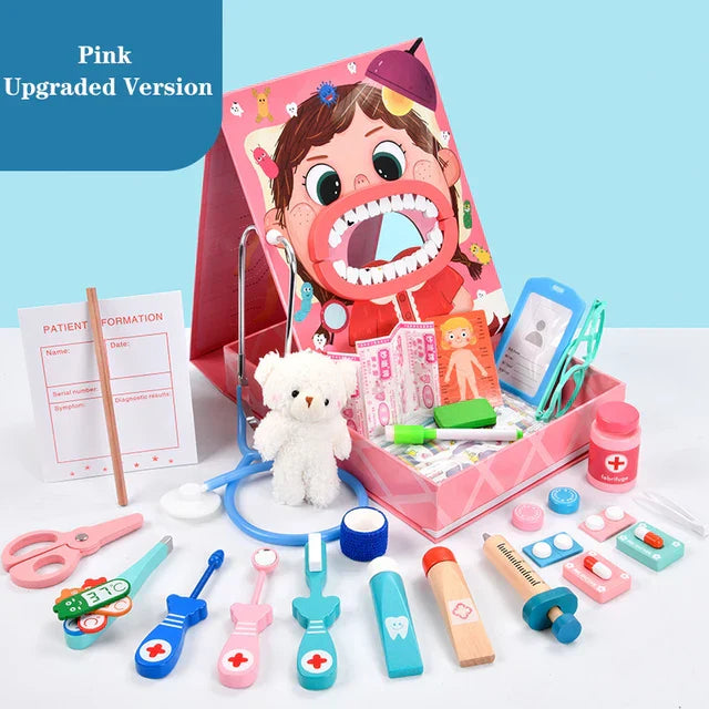 Zestaw do Zabaw w Dentystę – ToothTales-Różowy-Ulepszony-Trend Polska