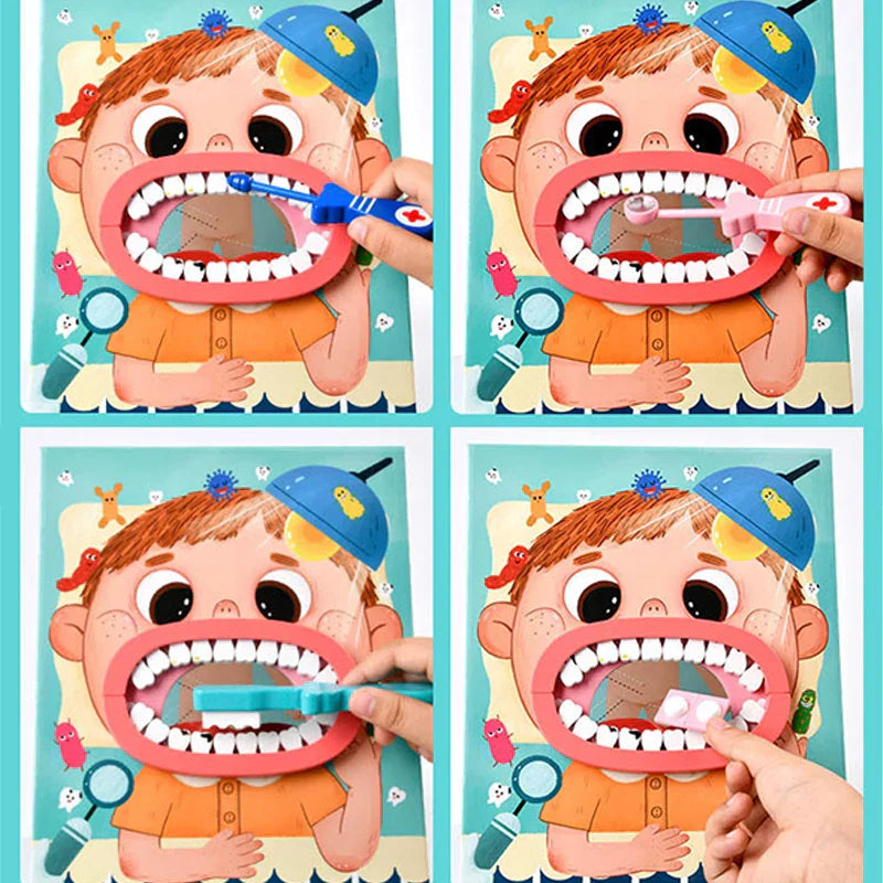 Zestaw do Zabaw w Dentystę – ToothTales-Niebieski-Standardowy-Trend Polska