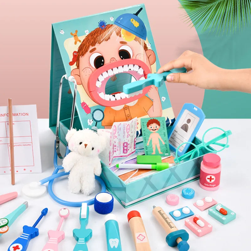 Zestaw do Zabaw w Dentystę – ToothTales-Niebieski-Standardowy-Trend Polska