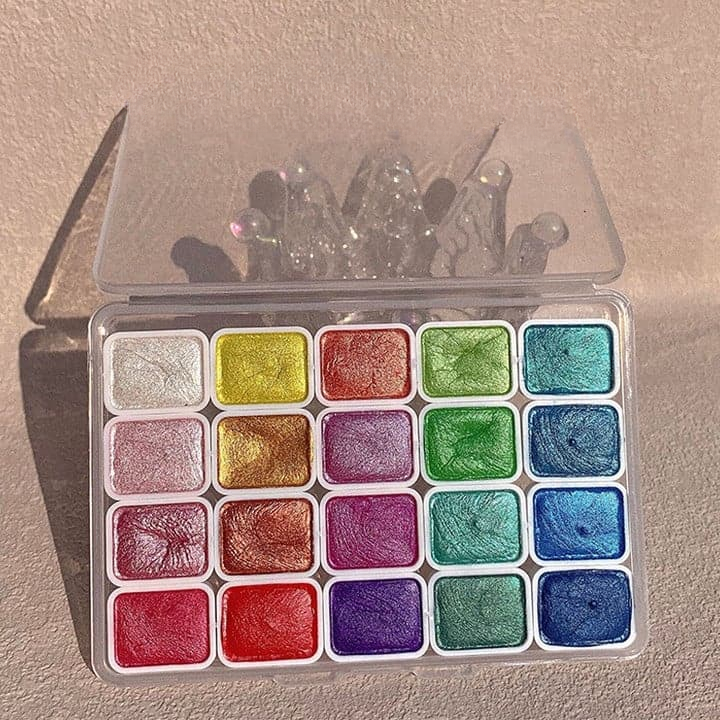 Zestaw Farb Akwarelowych w Wielu Kolorach - ColorCrafter-Schemat kolorów 1-20 kolorów-Trend Polska